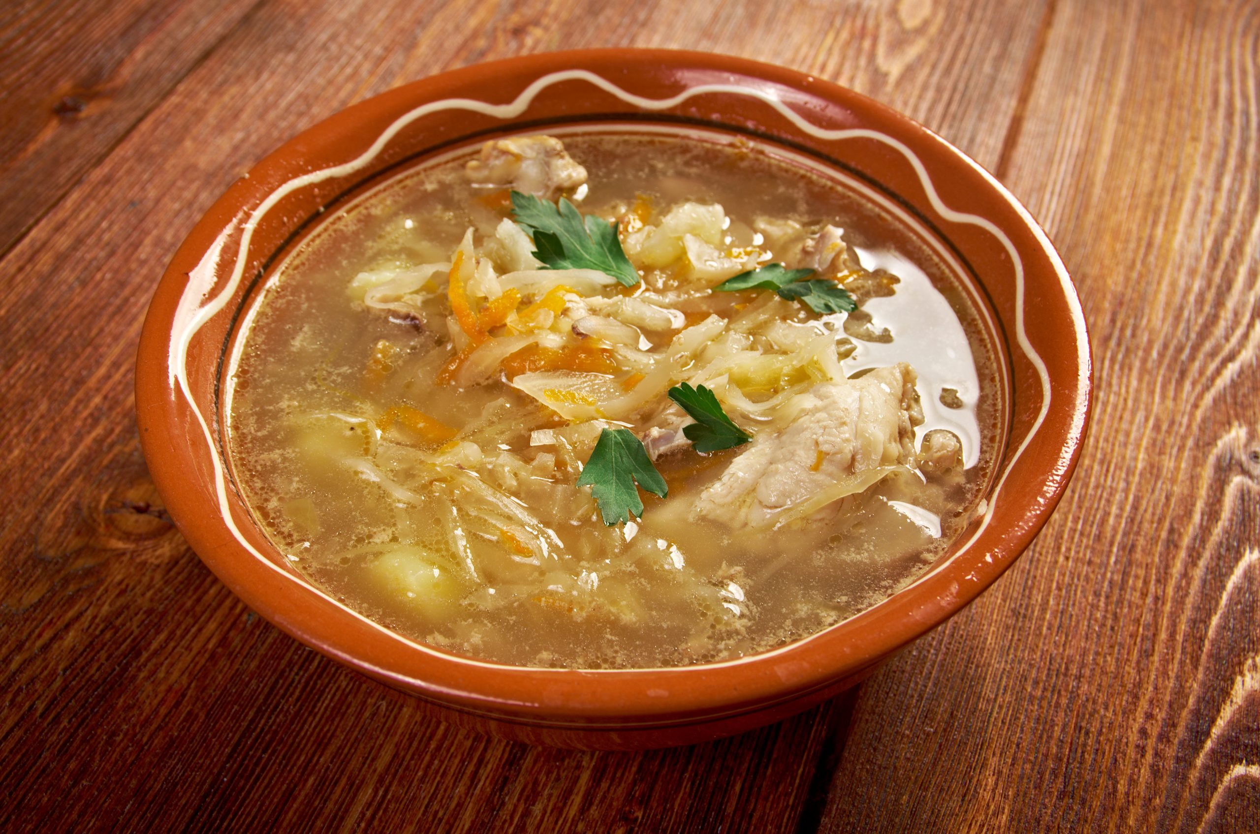 Grilled Hot Dog and Sauerkraut Soup Fischer's