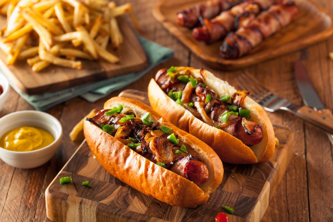 Bacon-Wrapped Hot Dogs - Fischer's